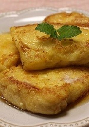 ふわふわ♡メロンパン味のフレンチトースト-レシピのメイン写真