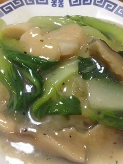 *簡単帆立と青梗菜の中華丼*-レシピのメイン写真