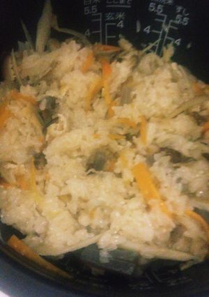 炊き込みご飯-レシピのメイン写真