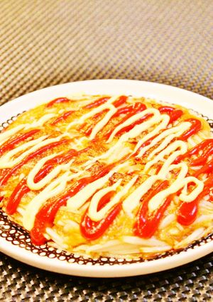 簡単✿もやしとツナのカレー風味お焼き✿-レシピのメイン写真