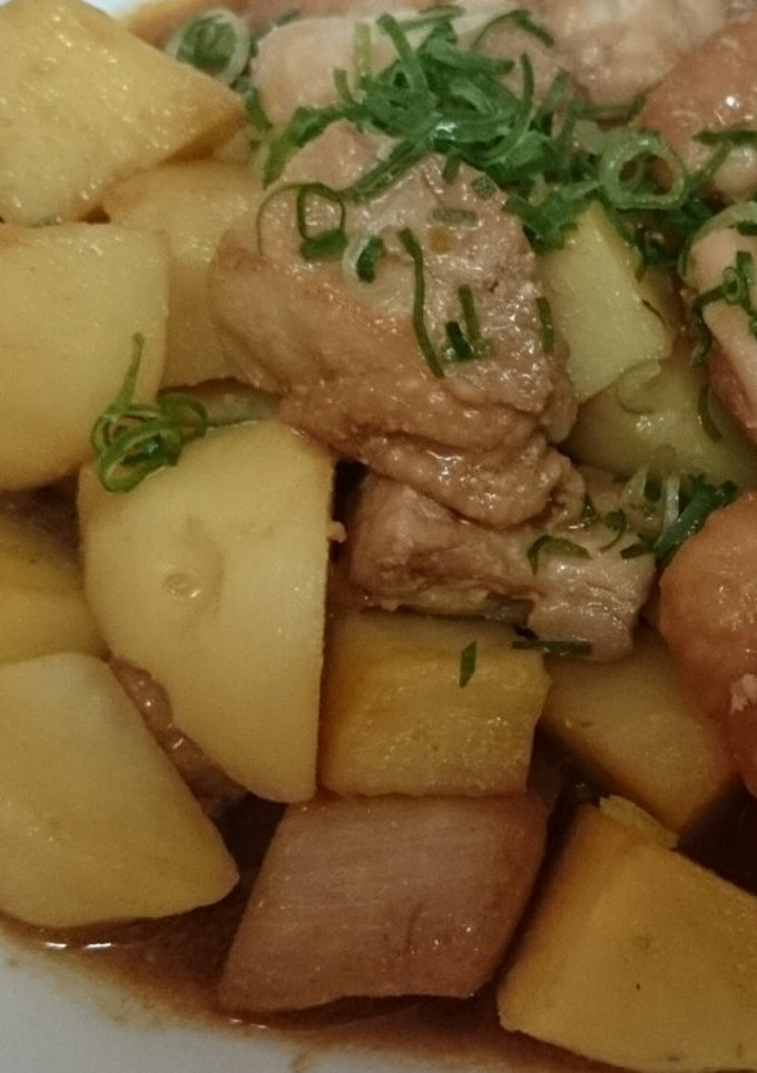 鶏肉とじゃがいもの柚子胡椒炒め-レシピのメイン写真