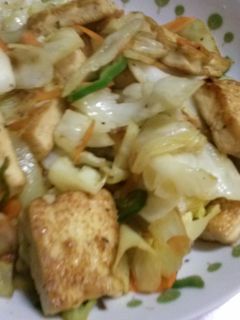 木綿豆腐でヘルシー野菜炒め-レシピのメイン写真