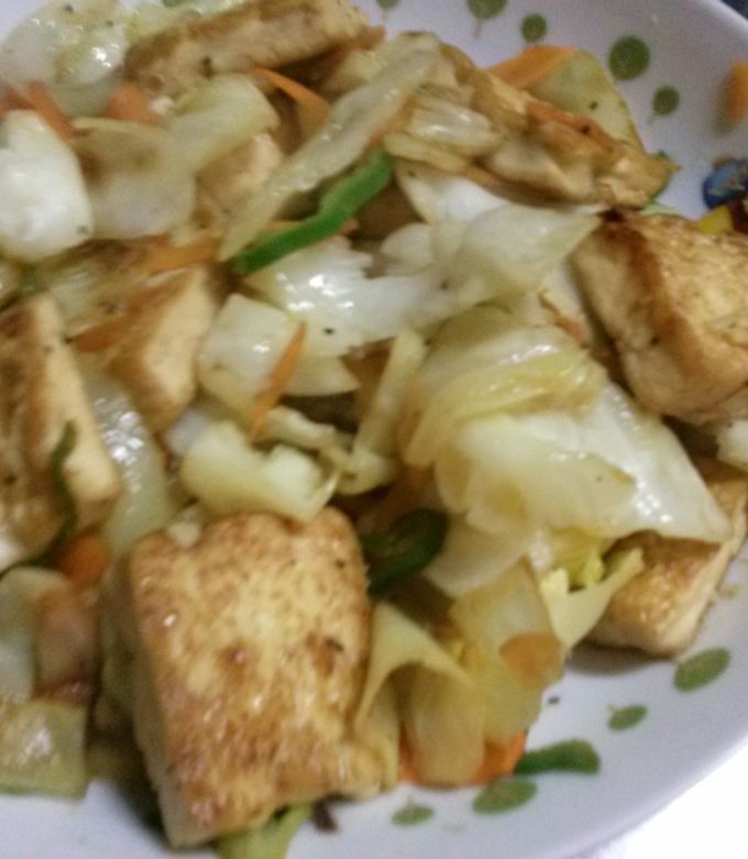 木綿豆腐でヘルシー野菜炒め-レシピのメイン写真