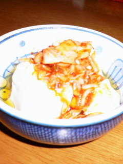 キムチで冷奴♪-レシピのメイン写真