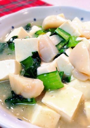 ホタテ貝柱と木綿豆腐の塩あんかけ-レシピのメイン写真