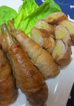 谷中生姜&新生姜の豚肉巻き~♪-レシピのメイン写真