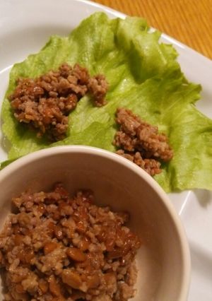 ☆♪居酒屋メニュー？！納豆レタス♪☆-レシピのメイン写真