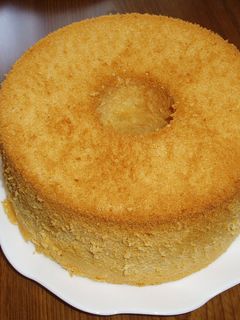 プレーンシフォンケーキ-レシピのメイン写真