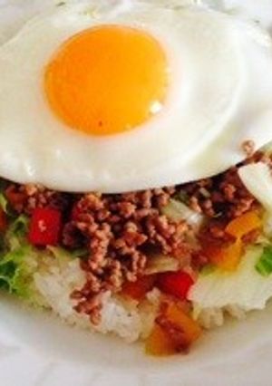 簡単カフェごはん☆ガパオライス-レシピのメイン写真