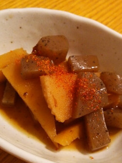 居酒屋のお通し♪筍こんにゃく-レシピのメイン写真
