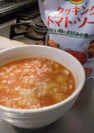 美♥be♥ba♥食べる赤いスープ-レシピのメイン写真