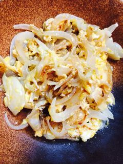 新玉ねぎのたまご炒め-レシピのメイン写真