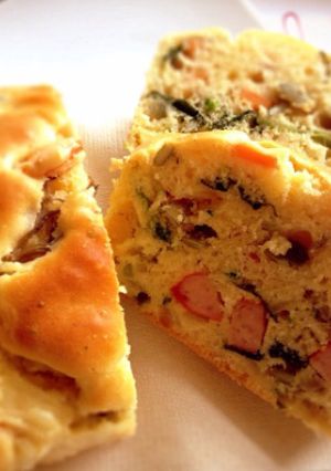ホットケーキの粉でお手軽ケーク・サレ-レシピのメイン写真