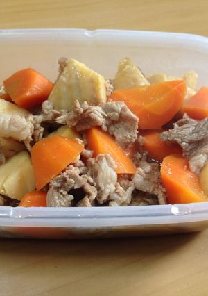 簡単！たけのこと豚こまの炒め煮-レシピのメイン写真