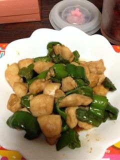 塩麹ささみとピーマンの醤油炒め-レシピのメイン写真