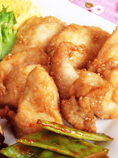 鶏胸肉のゴマ味噌焼き-レシピのメイン写真