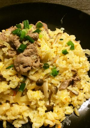 簡単牛肉ピラフ-レシピのメイン写真
