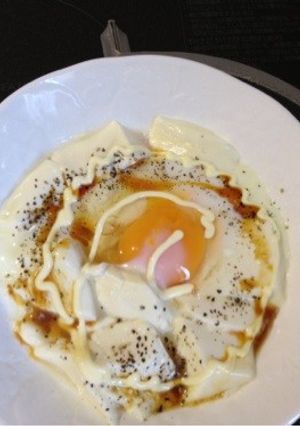 簡単！朝食やブランチに五分で豆腐たまご♪-レシピのメイン写真