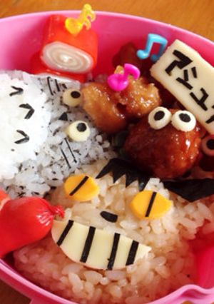 トトロ＆ネコバス キャラ弁-レシピのメイン写真