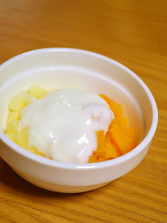 離乳食*中期~『野菜のヨーグルトサラダ』-レシピのメイン写真