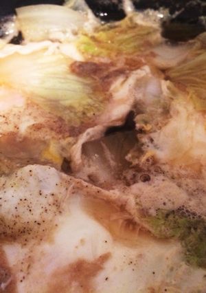白菜とたまごの煮るだけ-レシピのメイン写真
