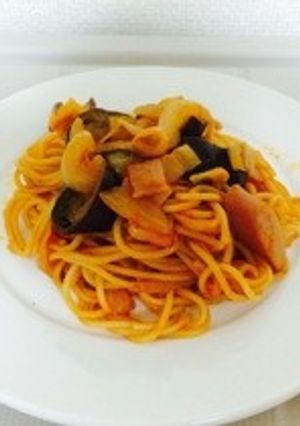 残り物で簡単ナポリタン風パスタ♡-レシピのメイン写真