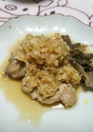 鶏肉とまいたけ焼きwith香味だれ-レシピのメイン写真