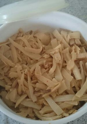 ご飯がススム♬たけのこピリ辛メンマ♡-レシピのメイン写真