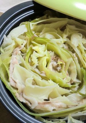 簡単！キャベツと豚肉の健康鍋-レシピのメイン写真