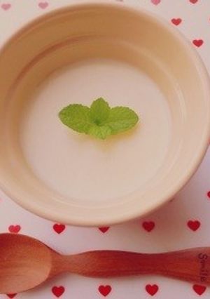 材料3つ、卵なし！とろ〜り♡豆乳プリン-レシピのメイン写真