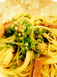 辛口!チャーシュー・パスタ(博多風)-レシピのメイン写真