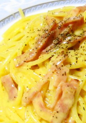 炭焼き風カルボナーラ-レシピのメイン写真