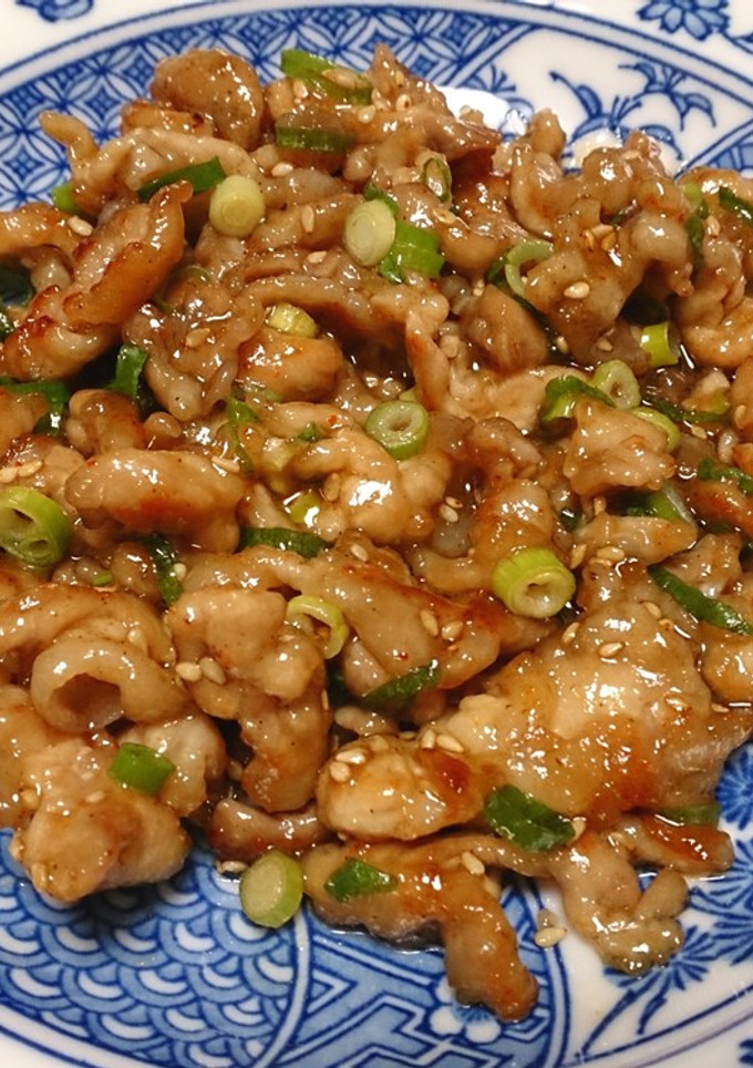 豚こまの甘辛酢炒め-レシピのメイン写真