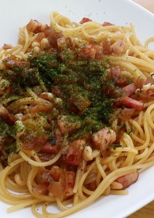 斬新?!わさびパスタ-レシピのメイン写真