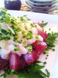 カツオのおろし玉ねぎのっけ盛り-レシピのメイン写真