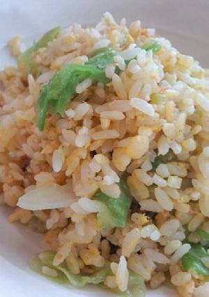ちゃちゃっとレタスチャーハン-レシピのメイン写真