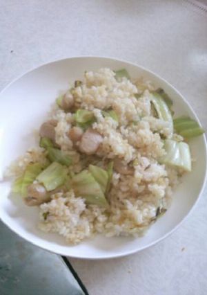 キャベツウインナーカレーチャーハン-レシピのメイン写真