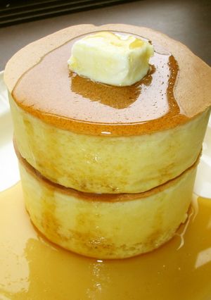 厚焼きホットケーキ　セルクルとHMで♪-レシピのメイン写真
