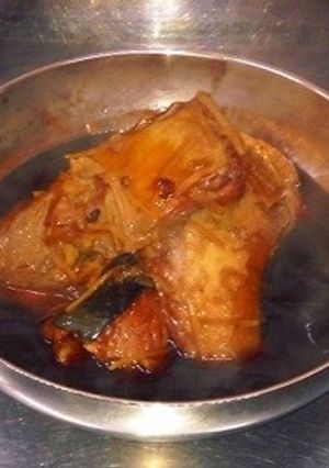 骨まで柔らかトゥルンコラーゲンエイ激辛煮-レシピのメイン写真