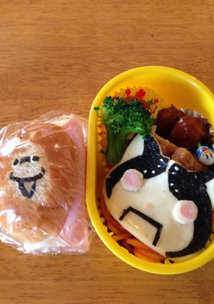 キャラ弁妖怪ウォッチ。ウィスパーサンド-レシピのメイン写真