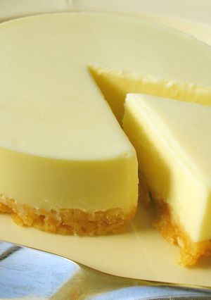 レアチーズケーキ　クリアファイルで簡単-レシピのメイン写真