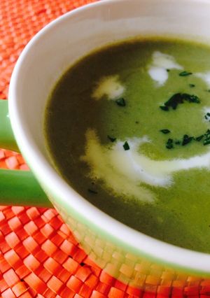 まるでカフェ！ほうれん草のポタージュ-レシピのメイン写真