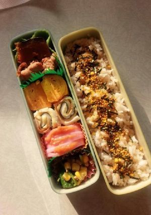 中学生女子お弁当四日目☆-レシピのメイン写真