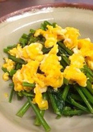 簡単★なばなの粒マスタード炒め-レシピのメイン写真