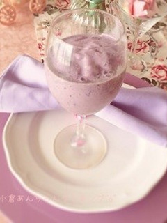 ブルーベリーバナナスムージー♥︎-レシピのメイン写真