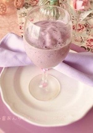 ブルーベリーバナナスムージー♥︎-レシピのメイン写真