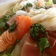 お刺身サラダ♪柚子胡椒風味