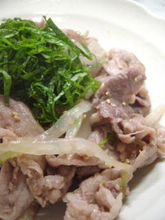 大葉たっぷり♪豚の塩生姜焼き-レシピのメイン写真