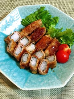 ☆豚肉の長いも大葉巻き-レシピのメイン写真