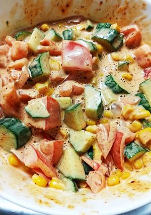 簡単スパイシーメキシカンサラダ ブロンコ-レシピのメイン写真